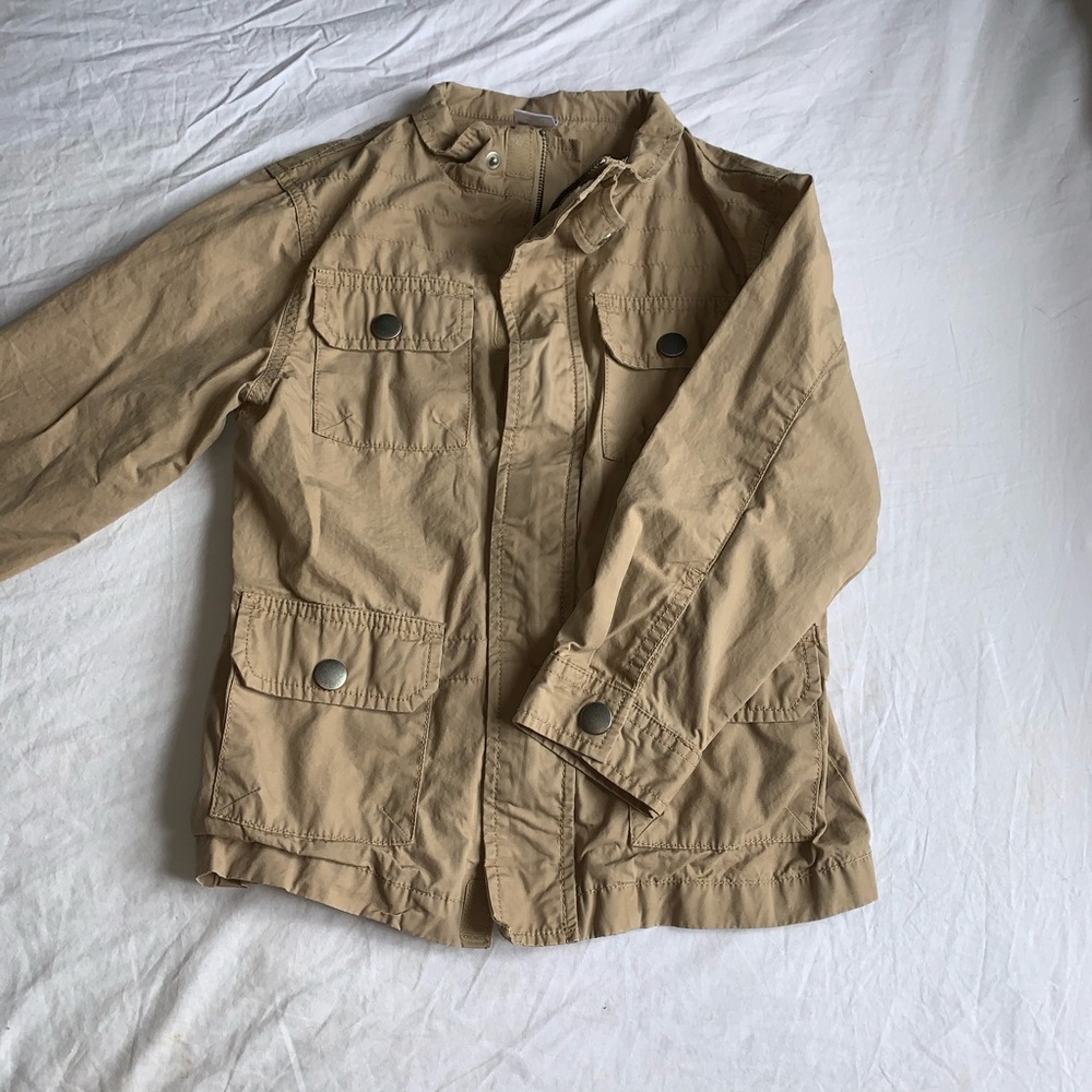 Boys khaki army jacket